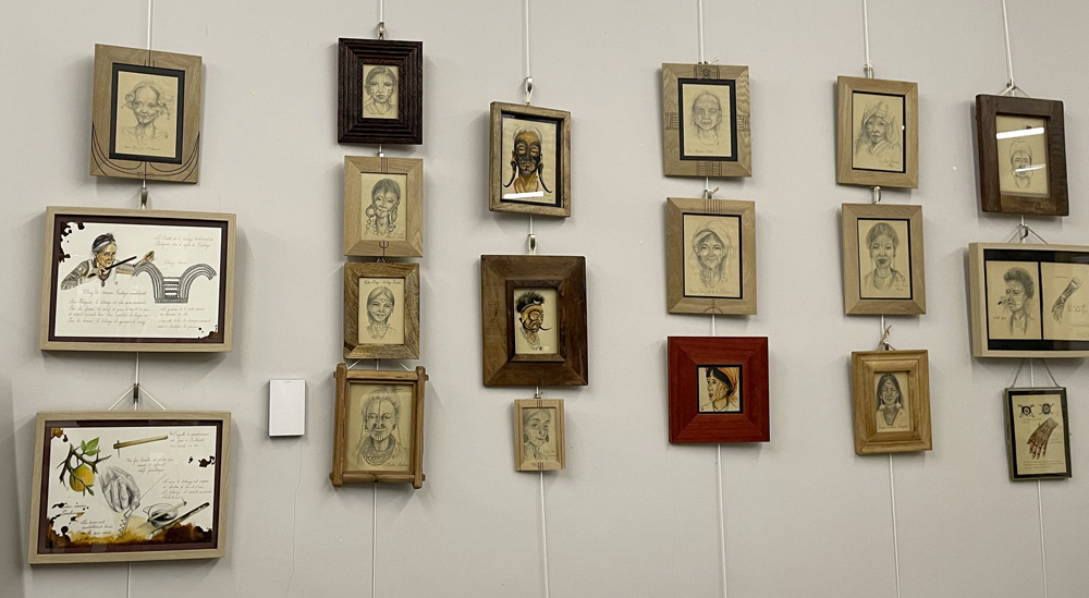 Exposition consacrée au livre « Tatouage, étude anthropologique », tome 1.