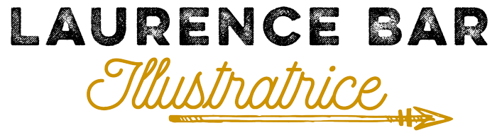 Logo de Laurence Bar, illustratrice, tatoueuse et auteure.